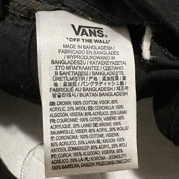 Vans Off the Wall Old Skool Gray Heathered Snapback Cap Hat - Picture 10 of 11